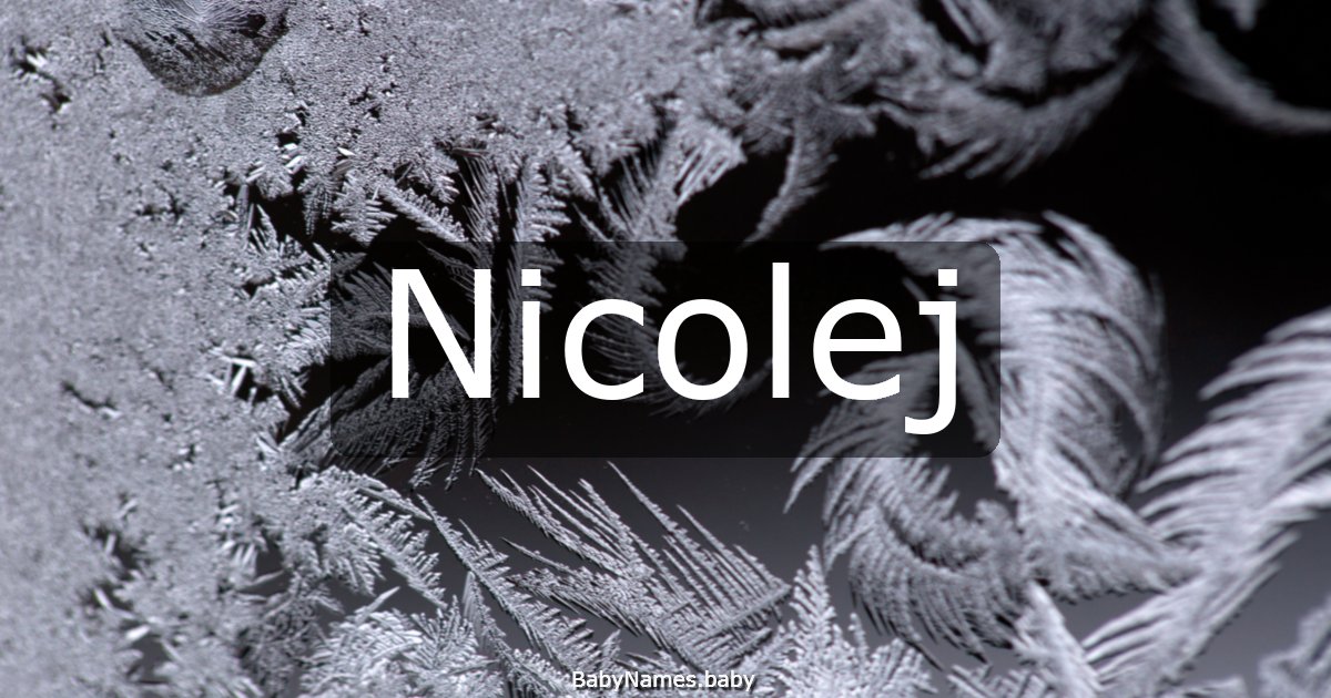 Nicolej
