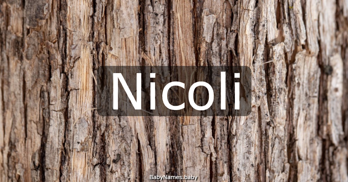 Nicoli