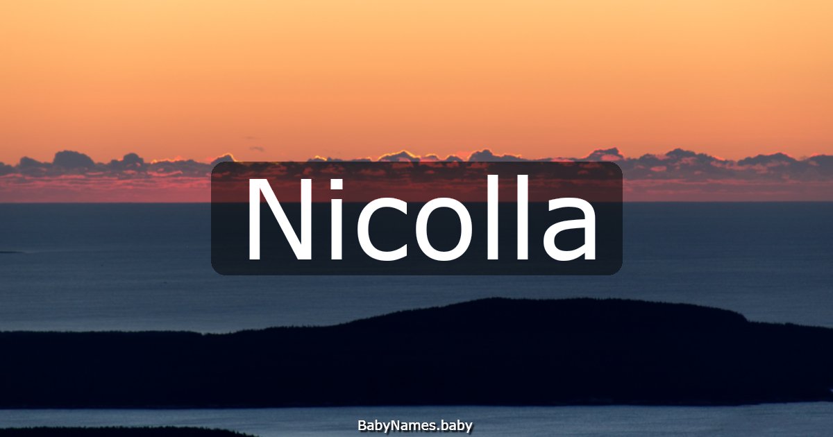Nicolla