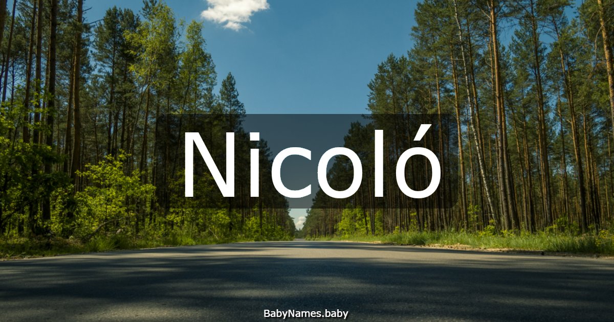 Nicoló