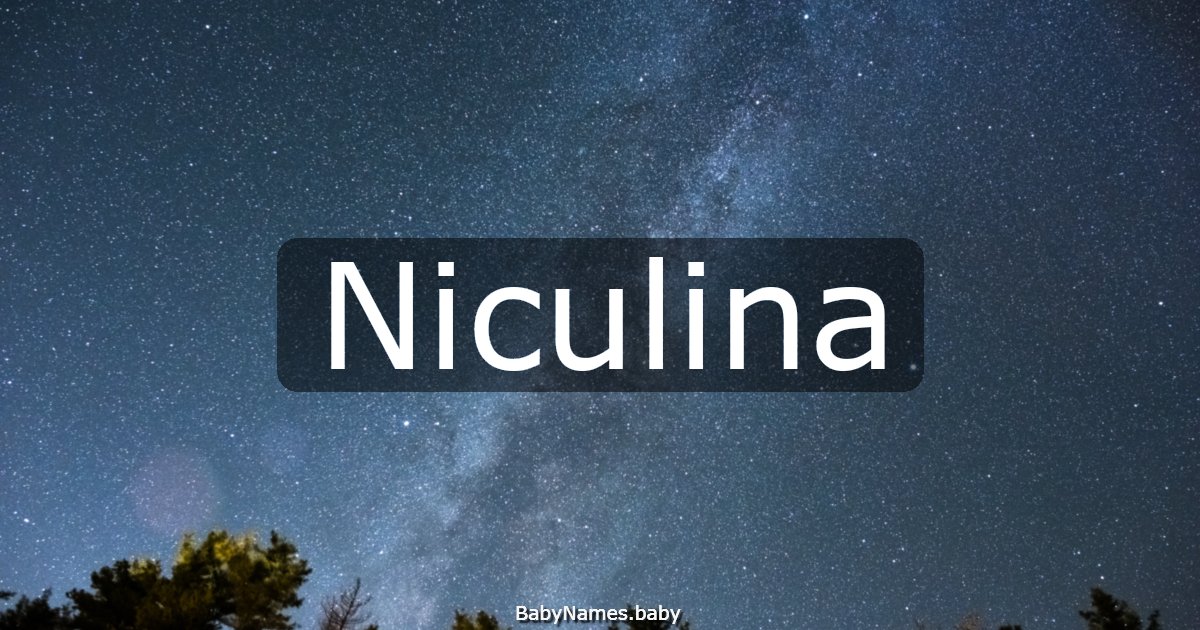 Niculina