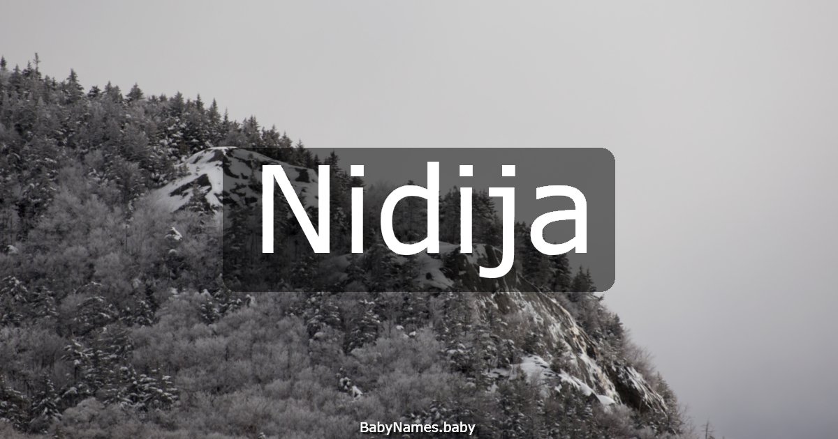 Nidija