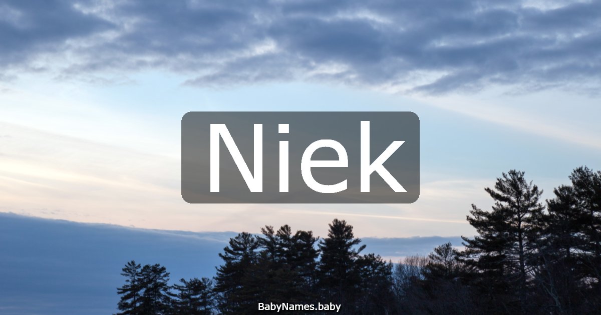 Niek