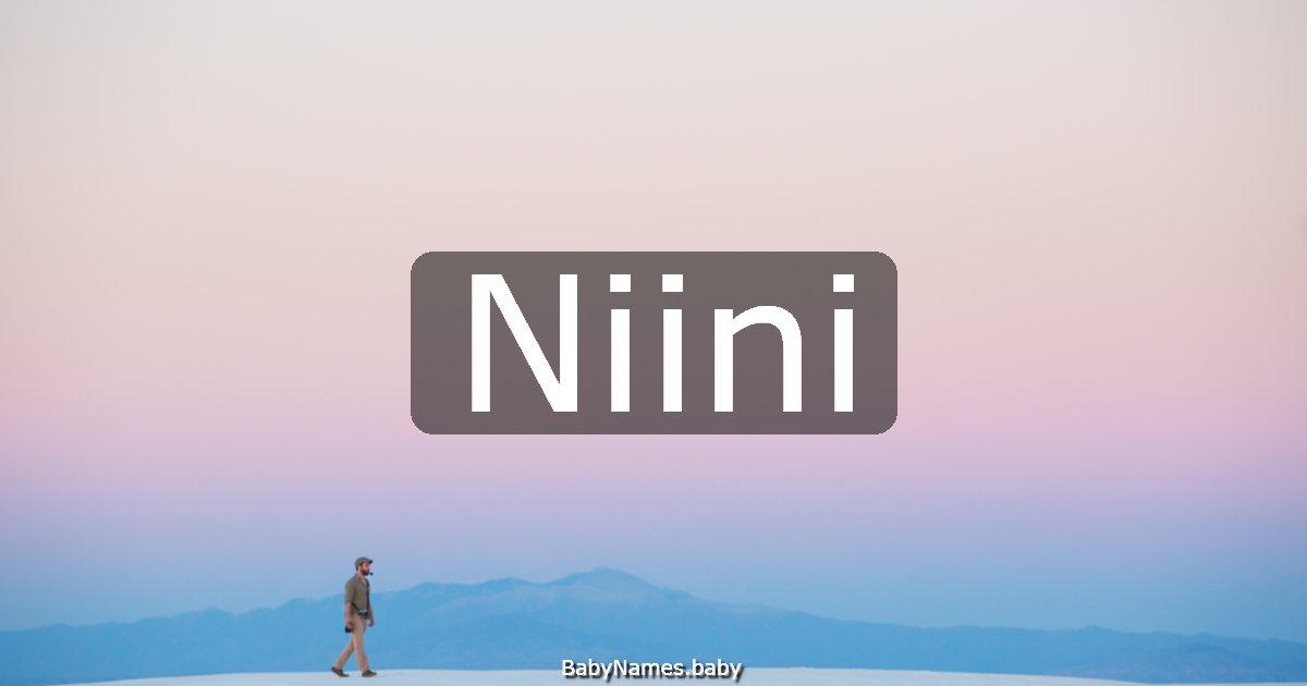 Niini