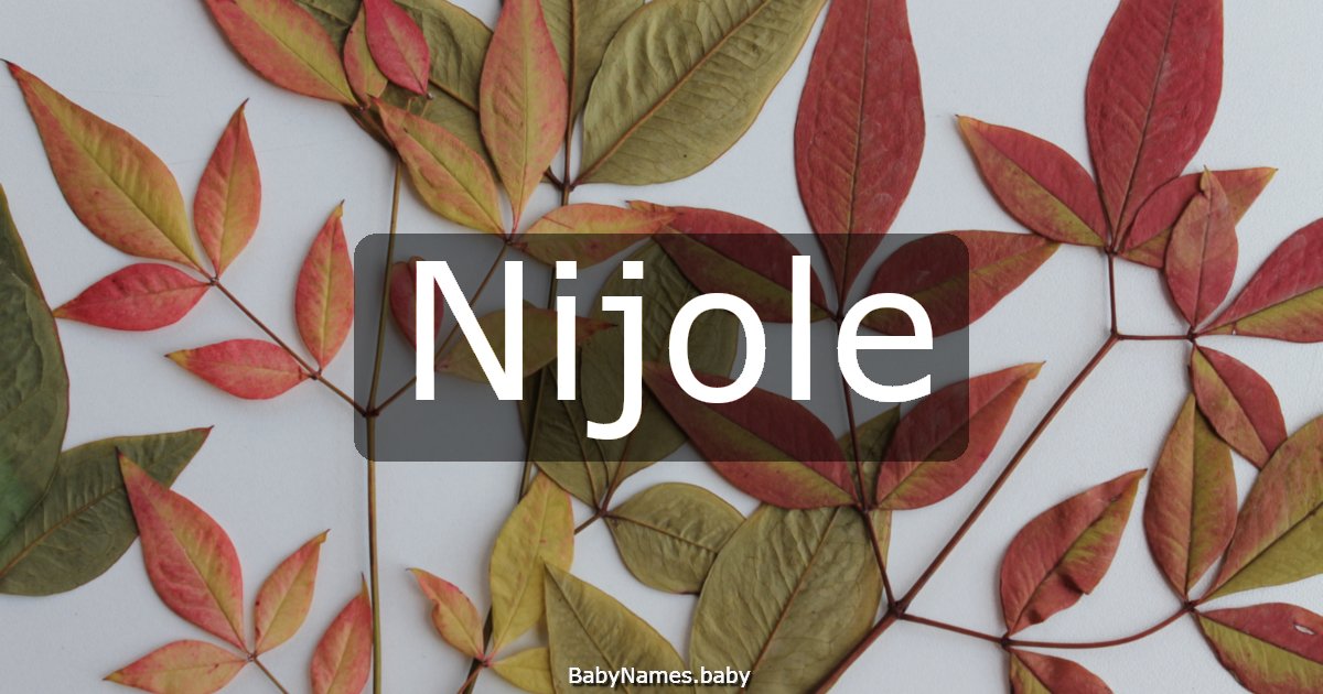 Nijole