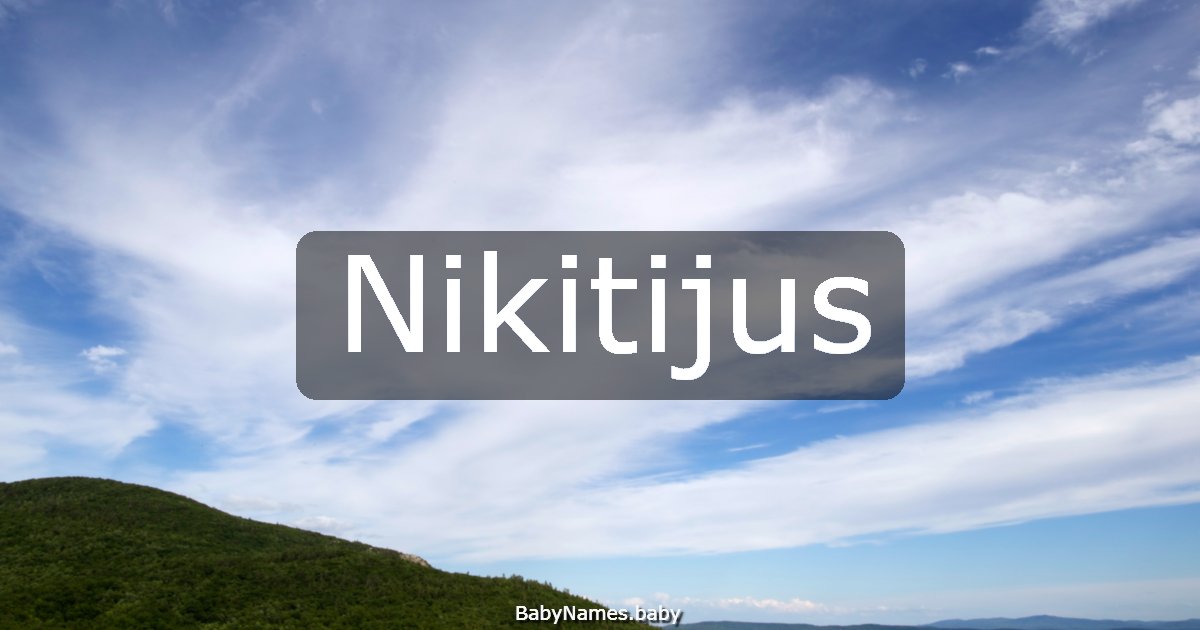 Nikitijus