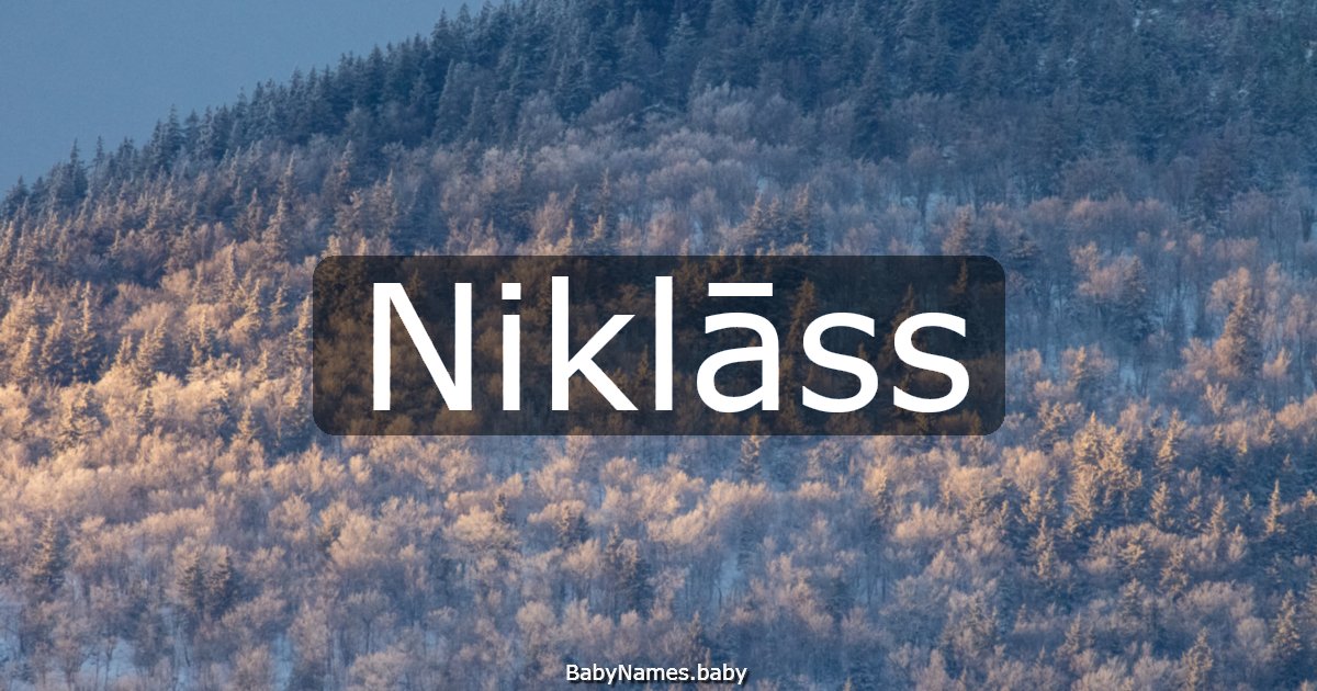 Niklāss