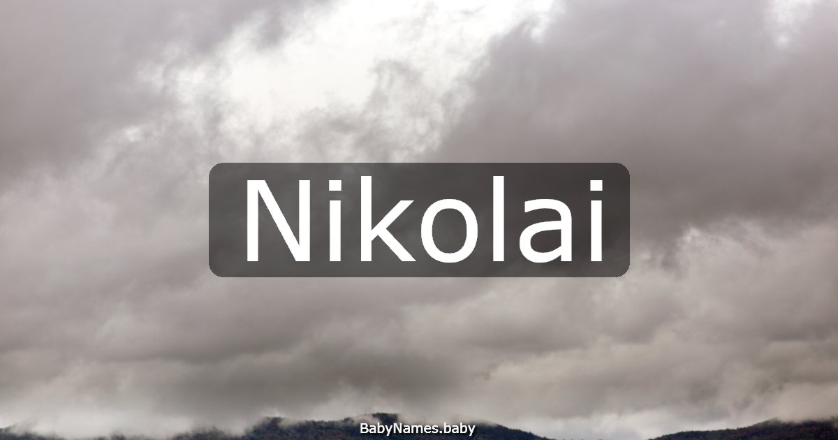 Nikolai