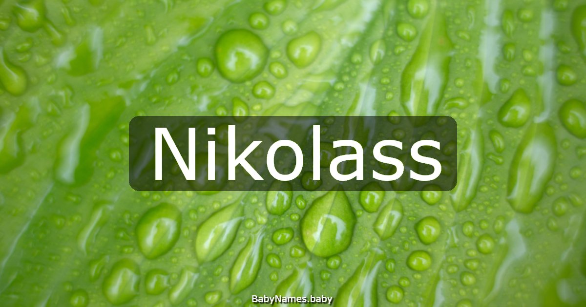 Nikolass