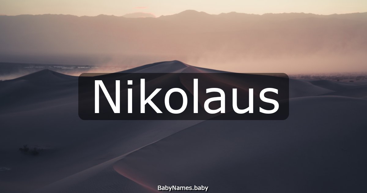 Nikolaus