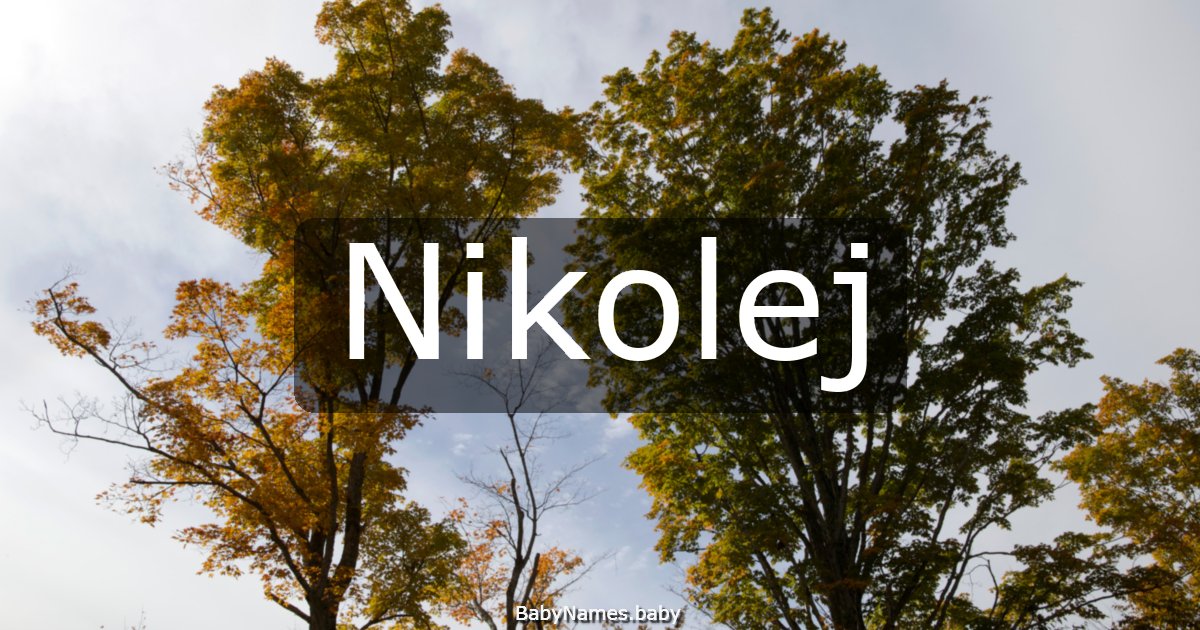 Nikolej