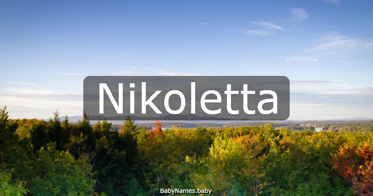Nikoletta