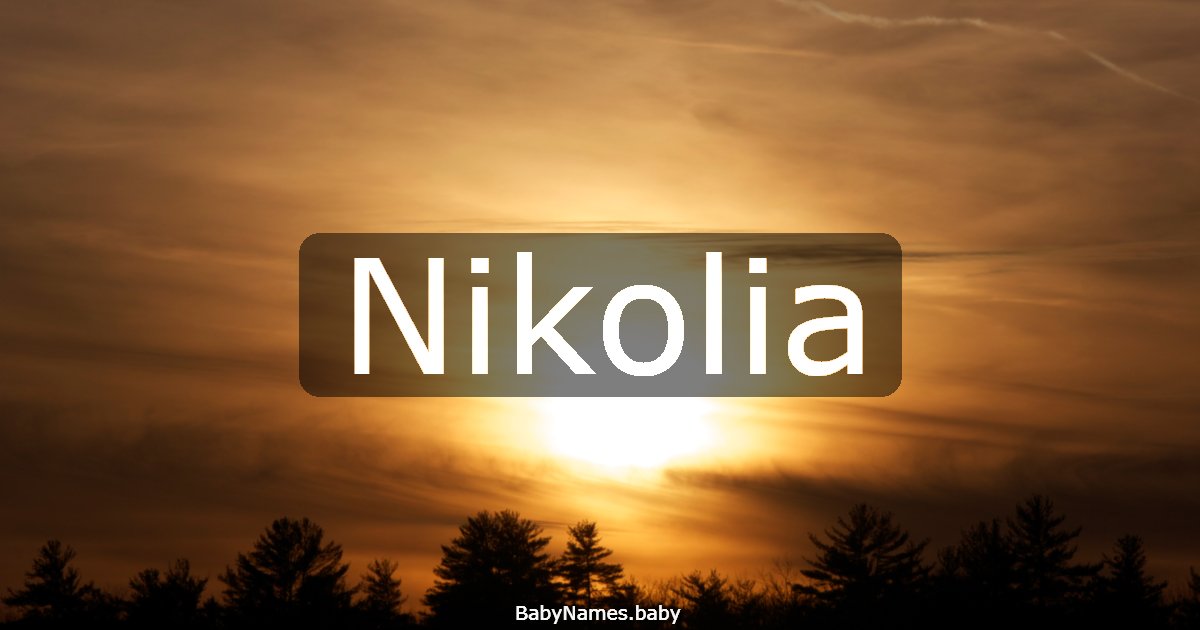 Nikolia