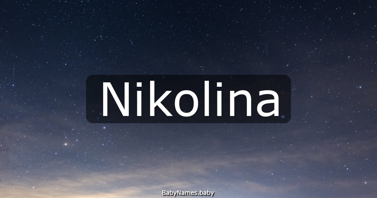 Nikolina