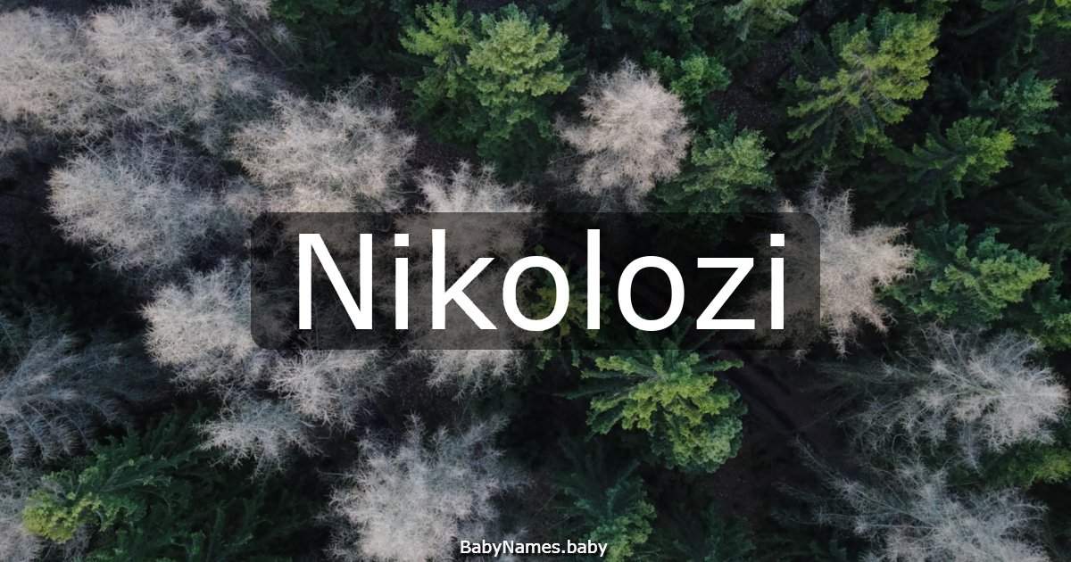 Nikolozi