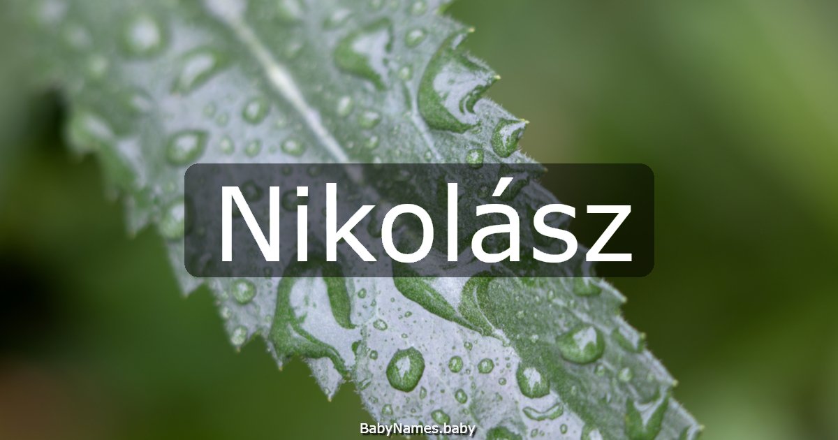 Nikolász