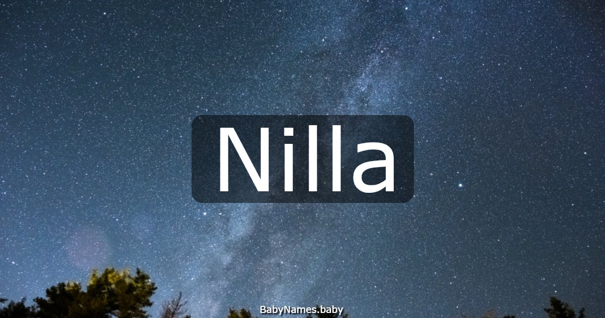 Nilla