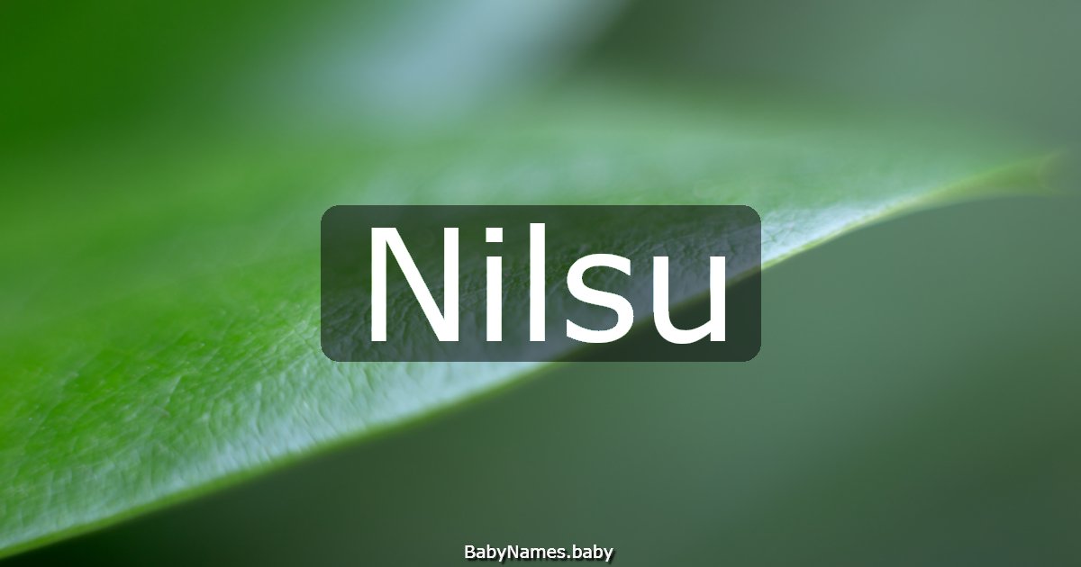 Nilsu