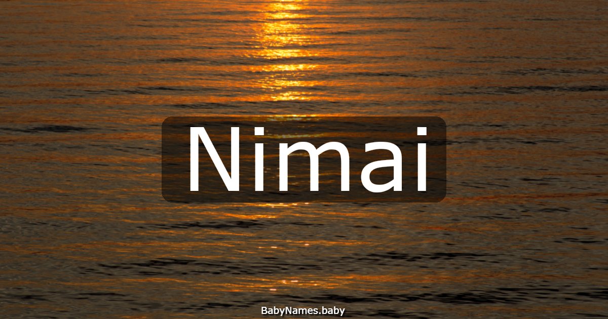 Nimai