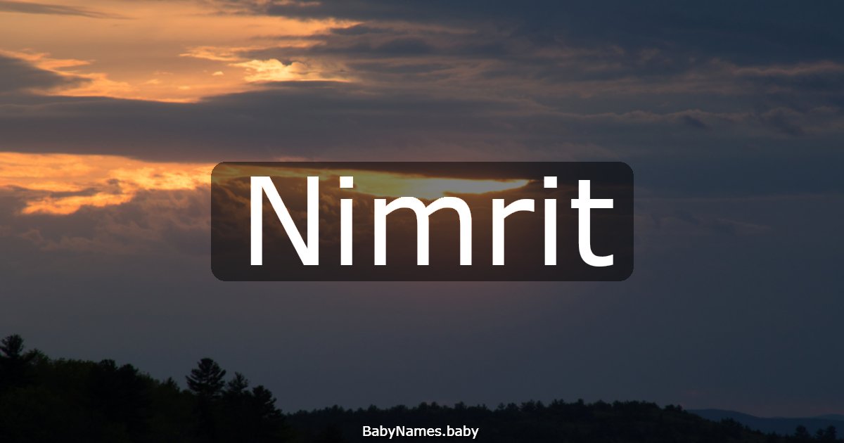 Nimrit