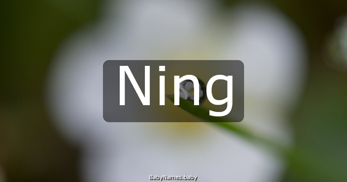 Ning