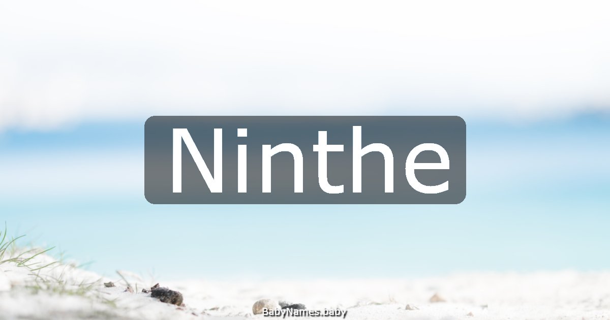Ninthe