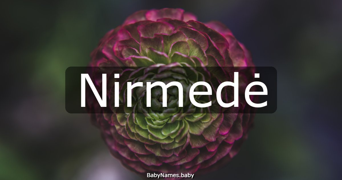 Nirmedė