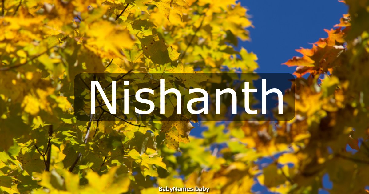 Nishanth