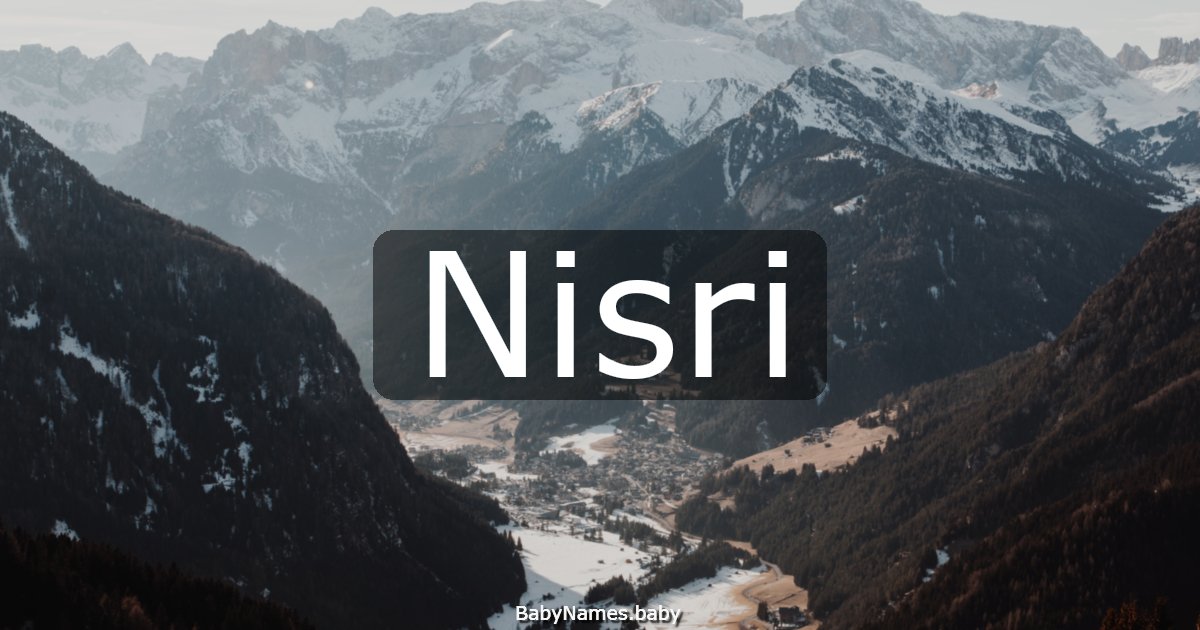 Nisri