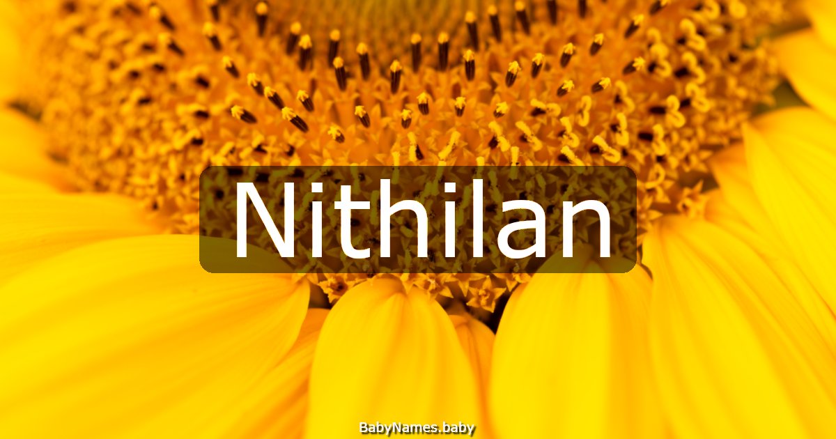 Nithilan
