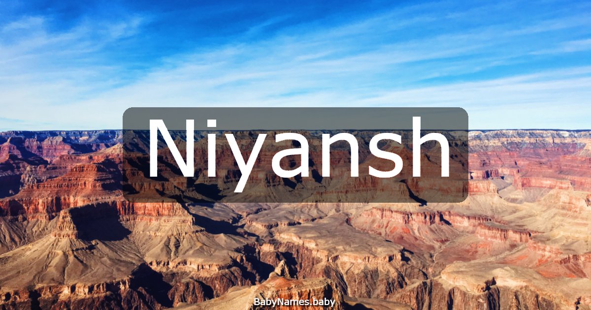 Niyansh