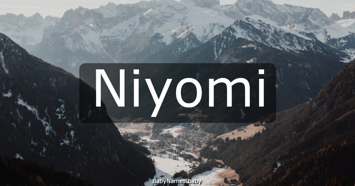 Niyomi