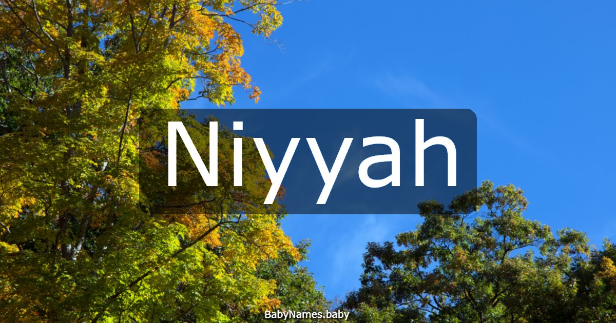 Niyyah