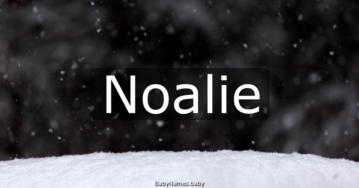 Noalie