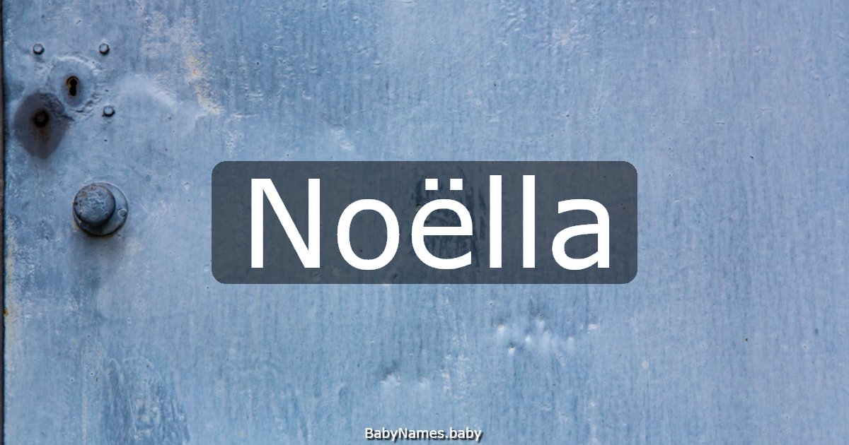 Noëlla