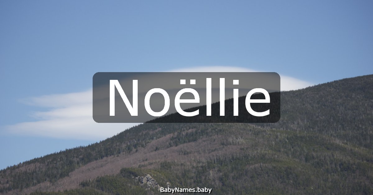 Noëllie