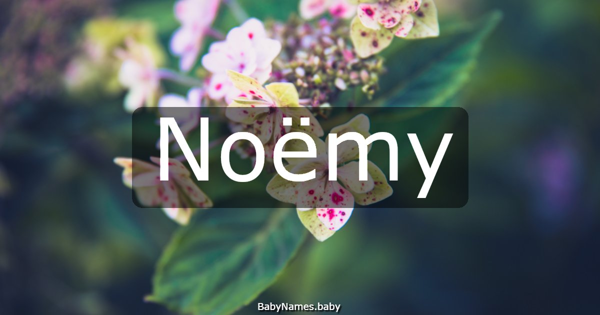 Noëmy