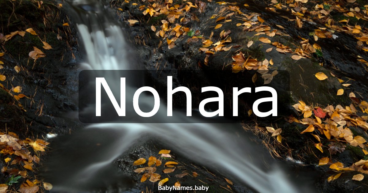 Nohara