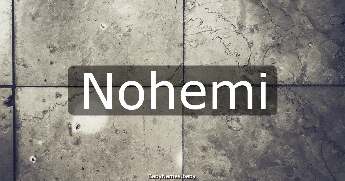 Nohemi