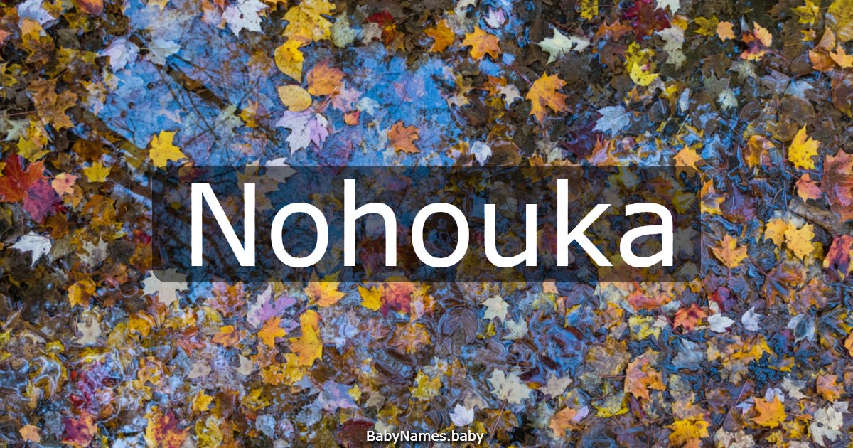 Nohouka