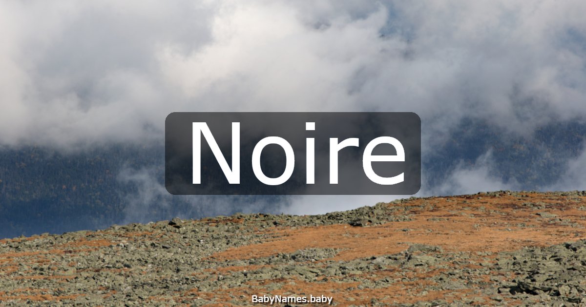 Noire