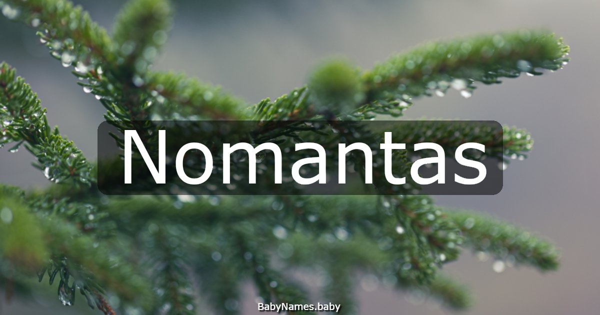 Nomantas