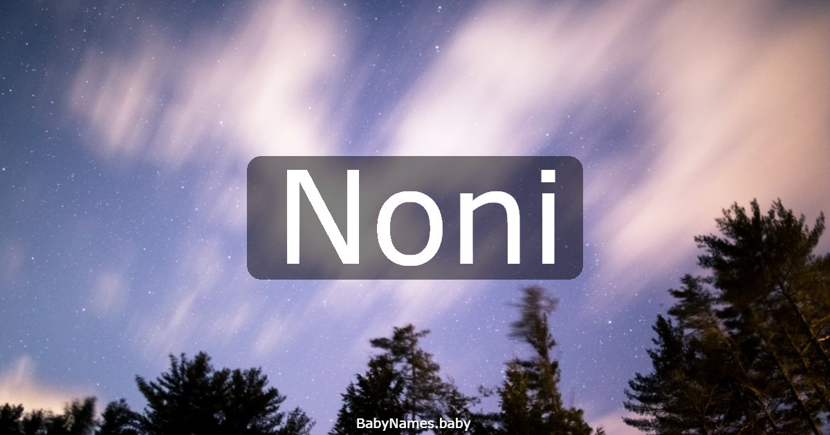 Noni