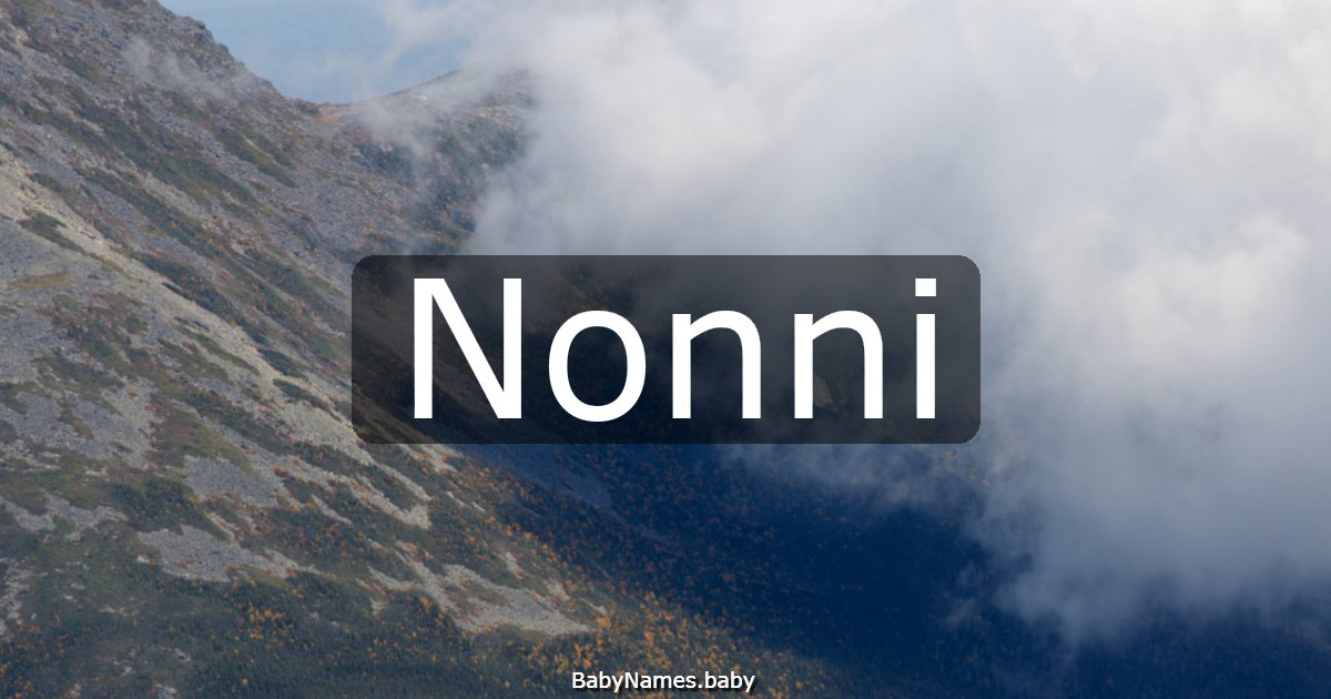 Nonni