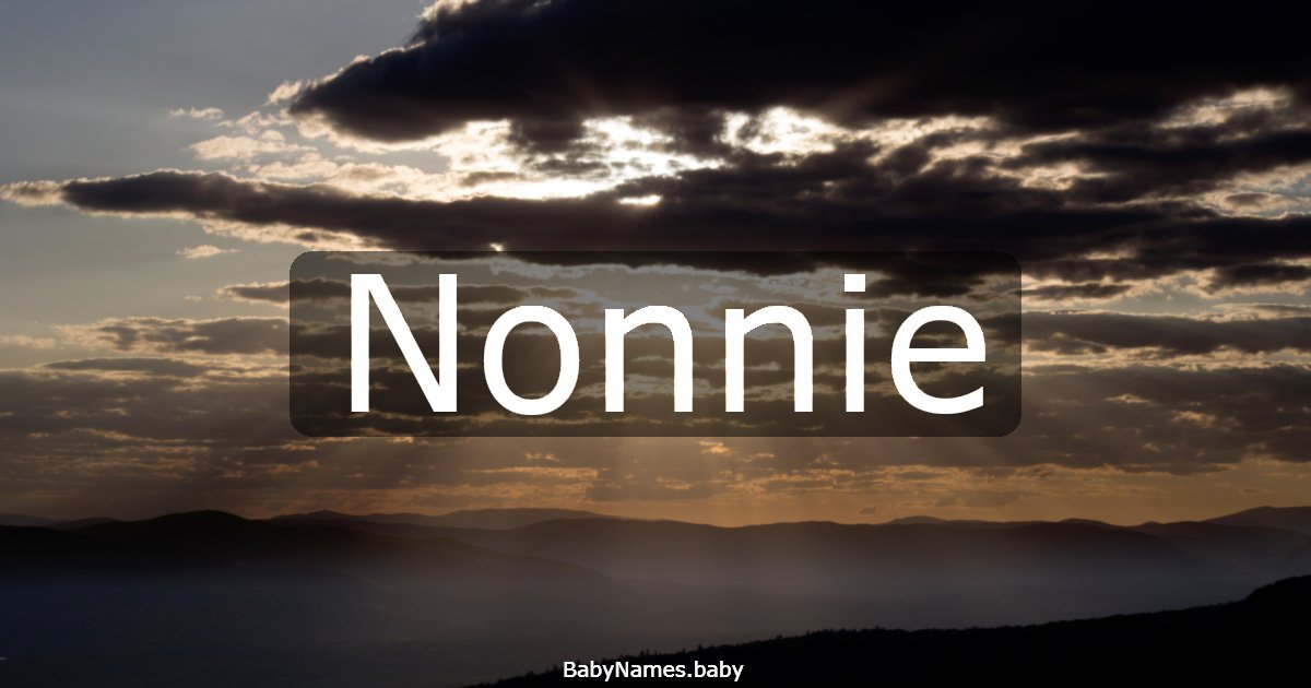 Nonnie