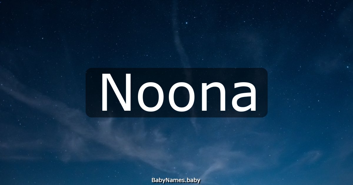 Noona