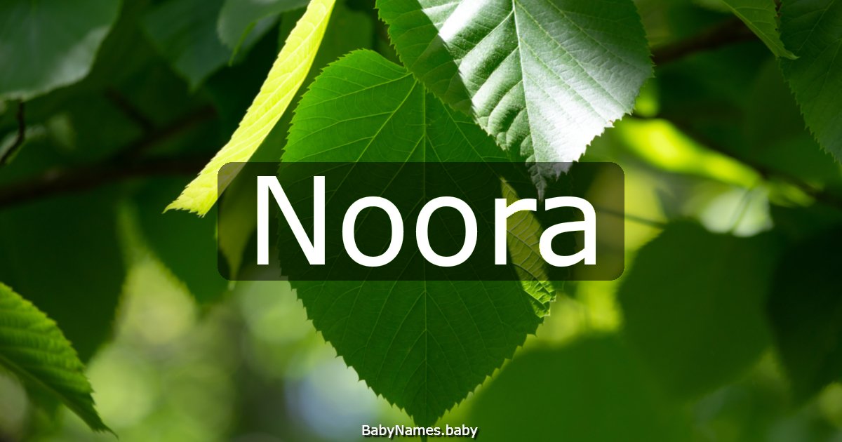 Noora