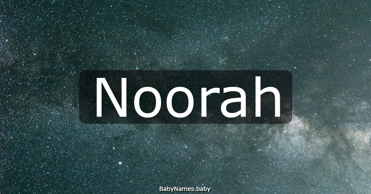 Noorah