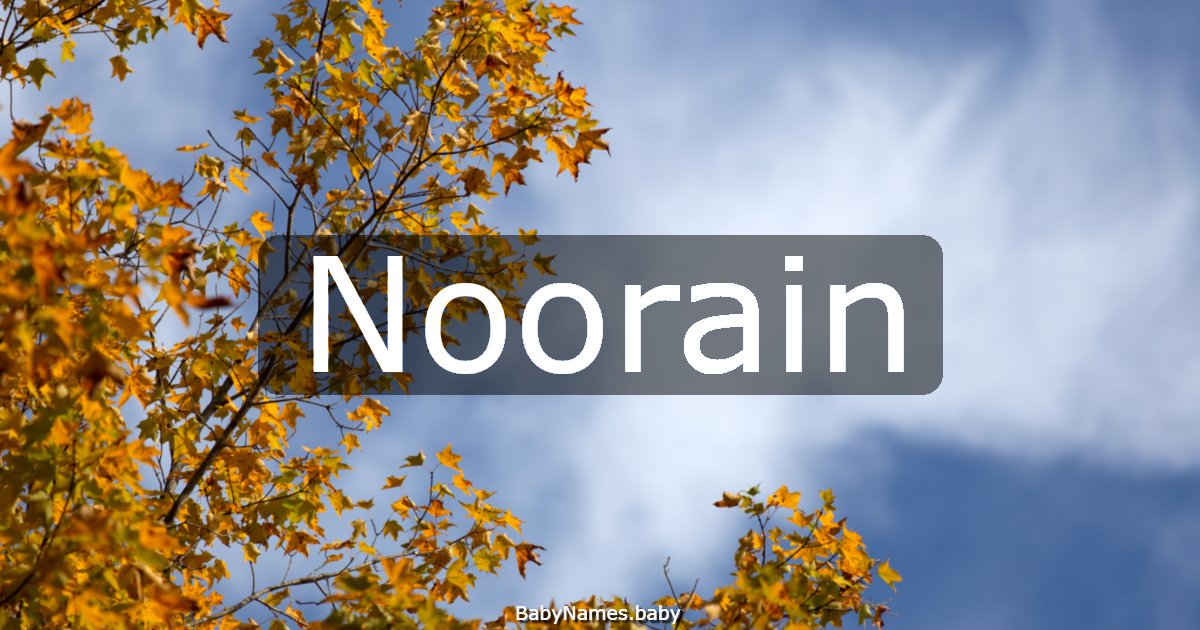 Noorain