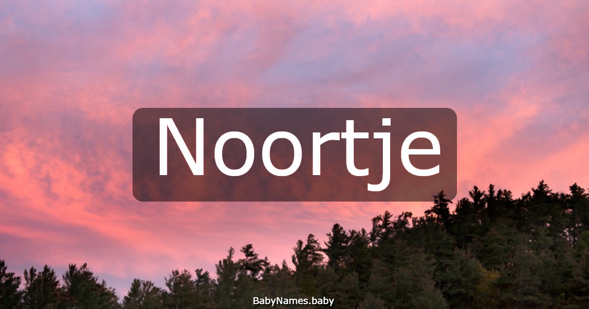 Noortje